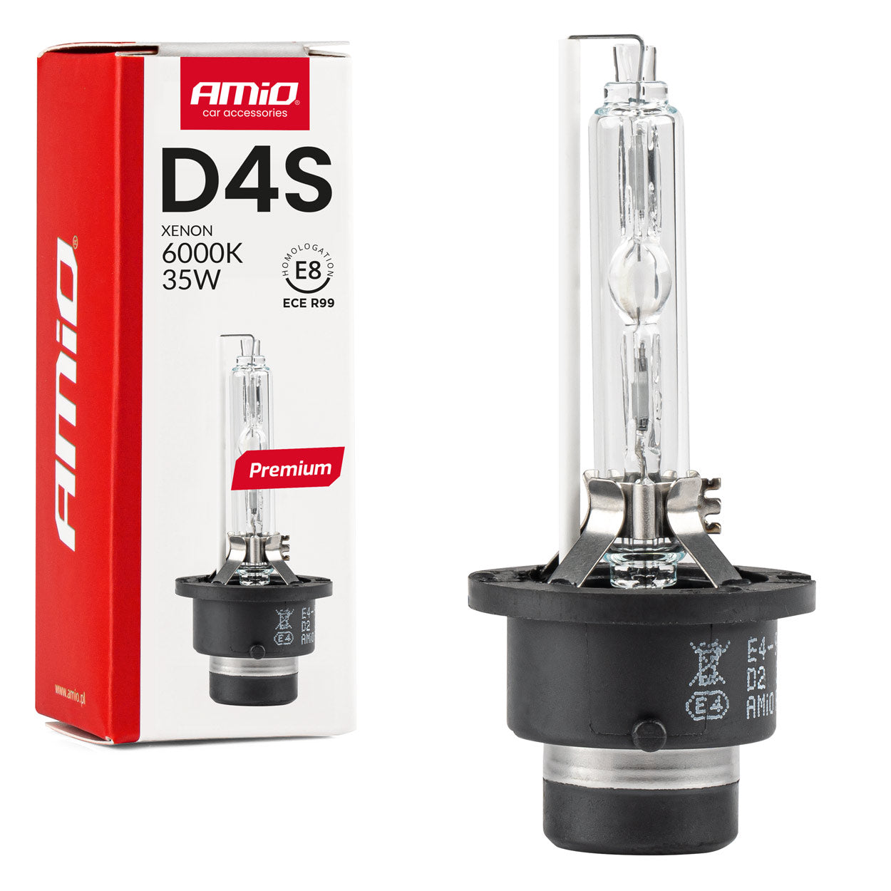 Ampoule xénon D4S avec température de couleur de 6000K