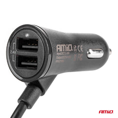 Chargeur USB pour voiture avec câble de 1,5 mètre