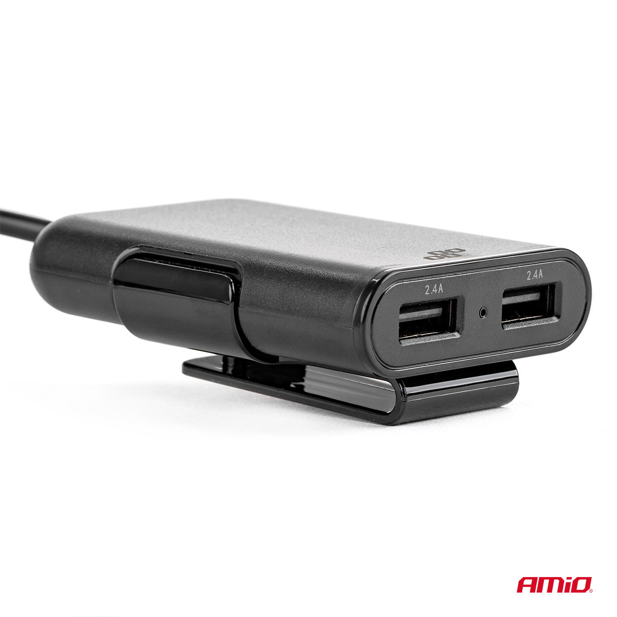 Chargeur USB pour voiture avec ports USB à l’avant et à l’arrière