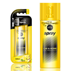 Désodorisant voiture Aroma Car parfum vanille en spray de 50 ml