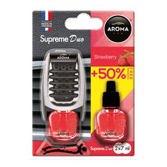Aroma Car Supreme Duo Strawberry parfum pour voiture au délicieux parfum de fraise
