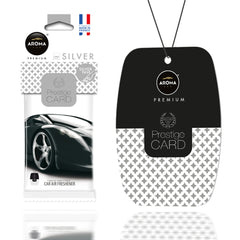 Aroma Prestige Card Silver désodorisant voiture suspendu