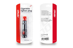 Prise allume-cigare avec interrupteur, fusible remplaçable et indicateur LED