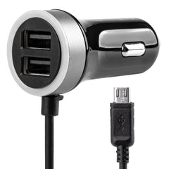 Chargeur USB pour voiture avec microUSB et deux ports USB
