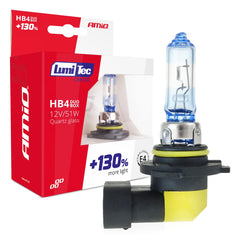 Ampoules halogènes HB4 12 V 51 W avec lumière 4300 K