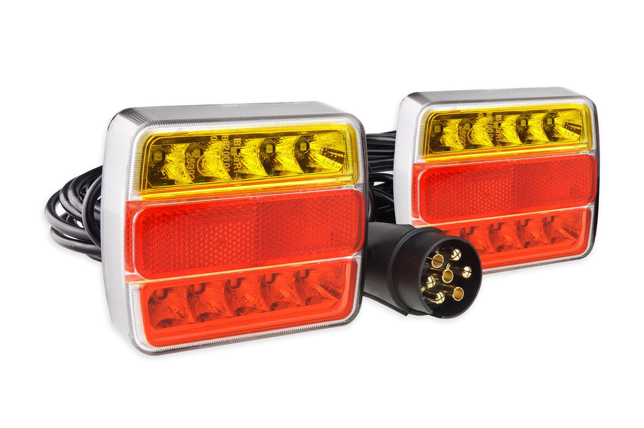 Kit de feux LED magnétiques pour remorque