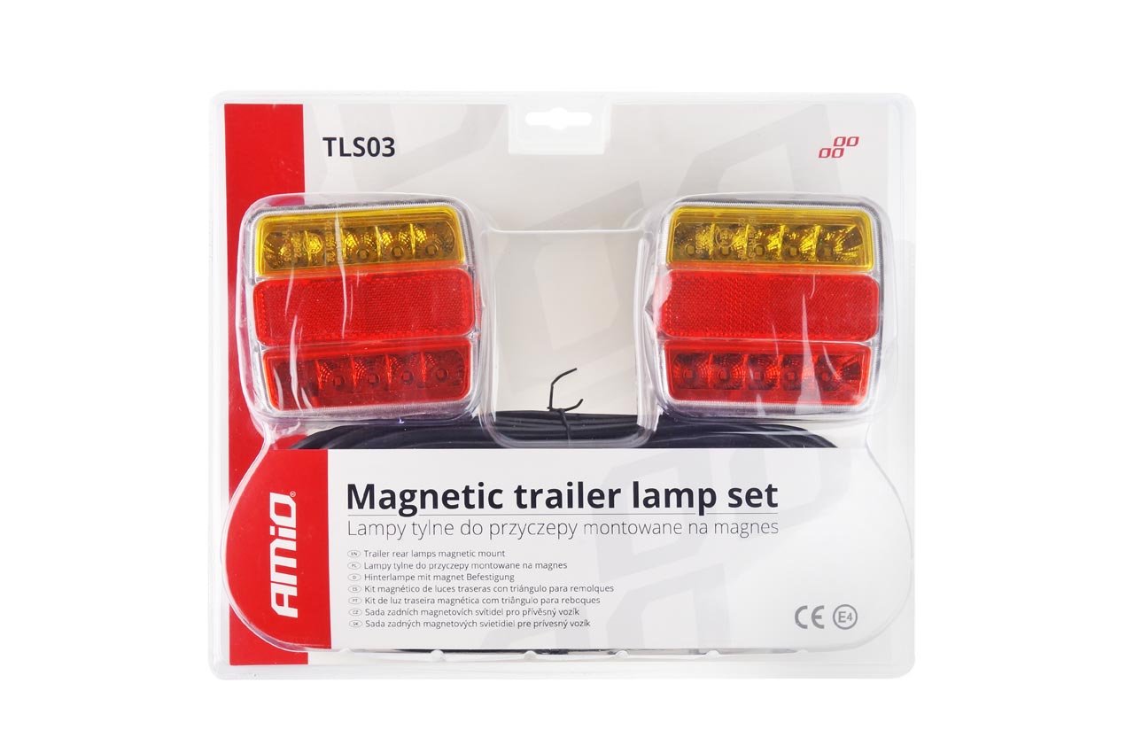 Feu de remorque magnétique avec éclairage LED