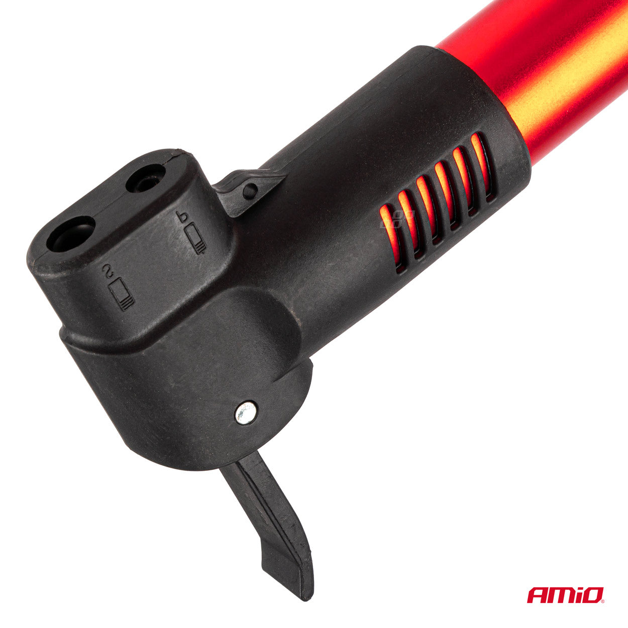 Pompe à main de vélo avec support de fixation pour cadre
