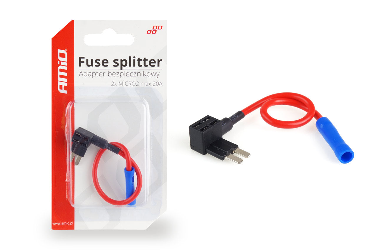 Porte-fusible pour fusibles plats MICRO2 avec câble de 120 mm