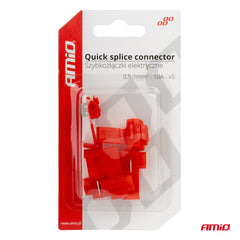 Connecteur rapide en blister de 5 pièces