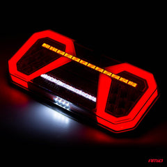 Bageste LED-kombinationslygte set fra en anden vinkel