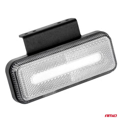 Hvid LED-markeringslygte med boltmontering