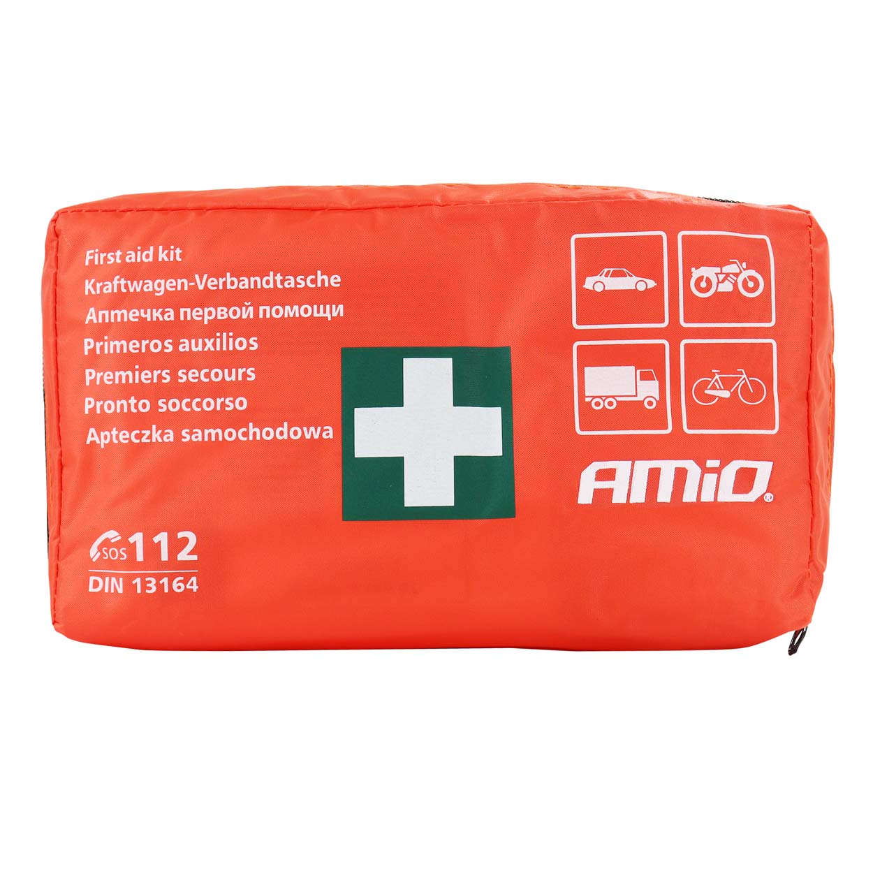 Trousse de premiers secours DIN 13164 dans une housse textile étanche
