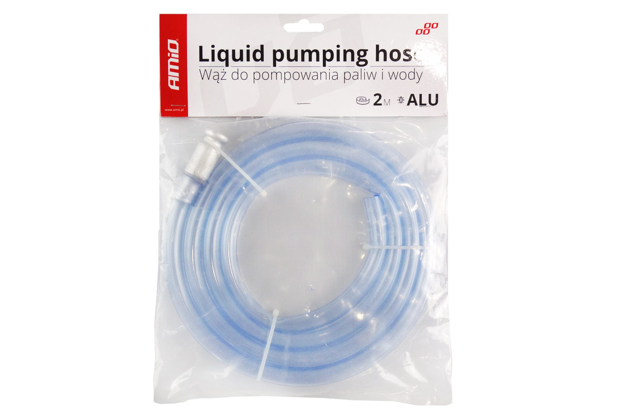 Tuyau d’aspiration de carburant avec pompe en aluminium