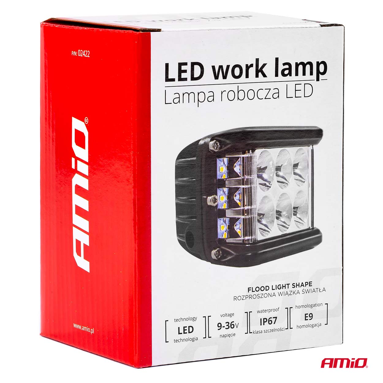 Lampe de travail AWL08 gros plan