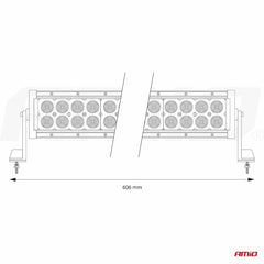 Projecteur de travail LED avec faisceau large et concentré