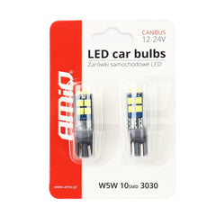Ampoules LED CANBUS W5W vendues par lot de 2