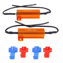 LED CANBUS modstand 50W 6 Ohm med forbindelsesstik