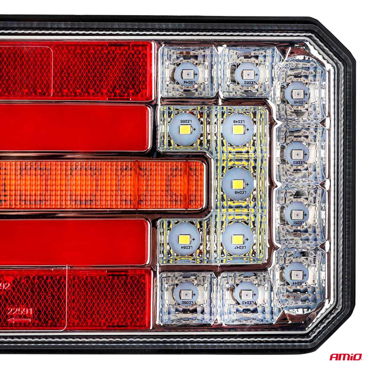 Détail du feu arrière combiné LED