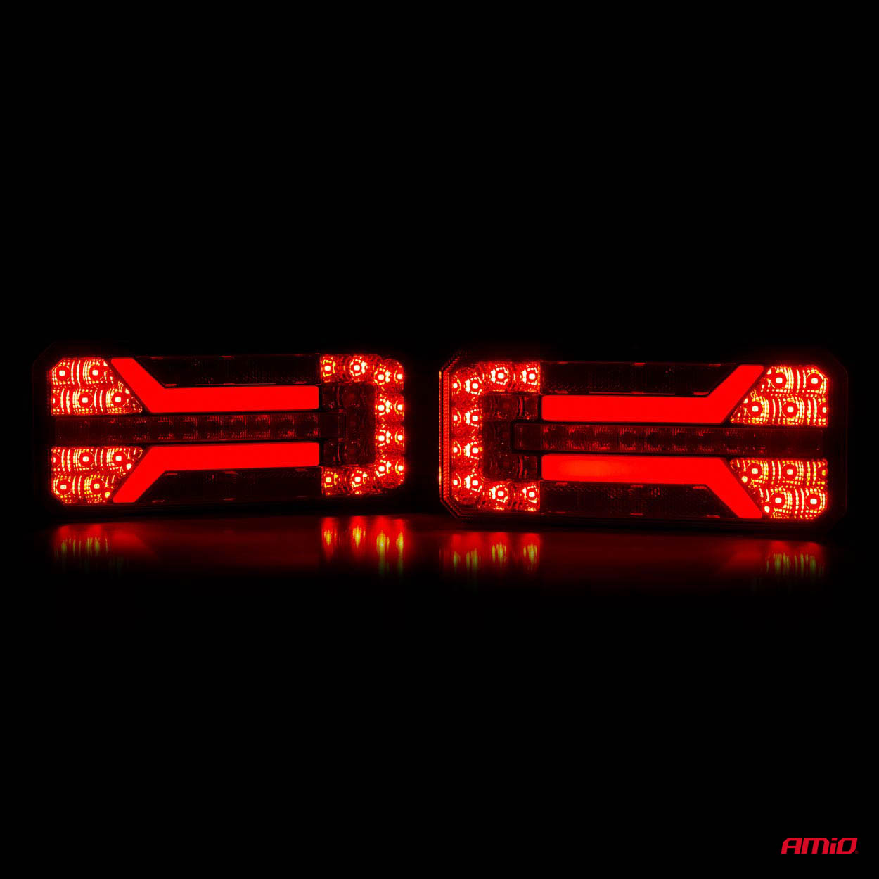 Gros plan sur le feu arrière combiné LED