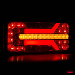 Feu arrière combiné LED avec catadioptre