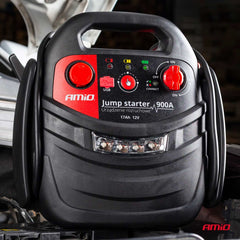 Jumpstarter med ergonomisk håndtag