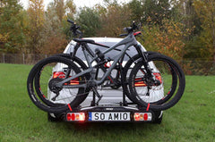 Porte-vélos sur attelage avec prise 13 broches