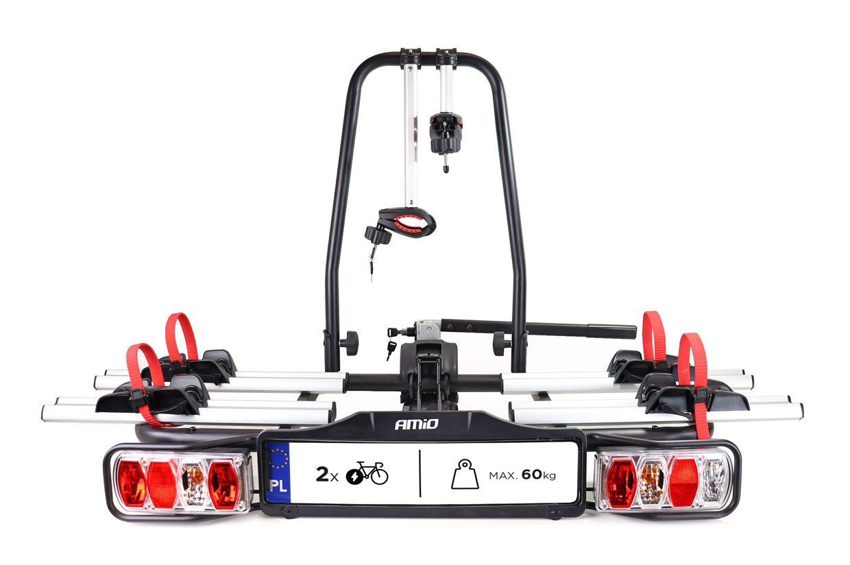 Porte-vélos sur attelage pour 2 vélos électriques TBC-02/2