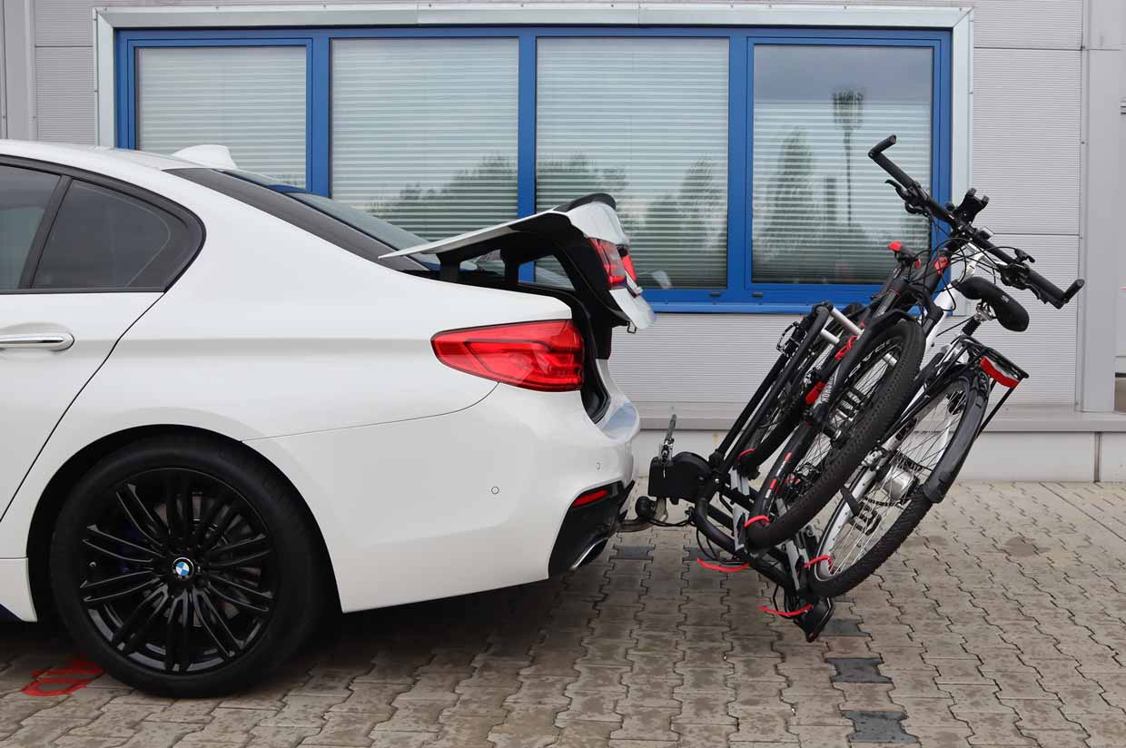 Porte-vélos sur attelage pour 2 vélos électriques TBC-02/2