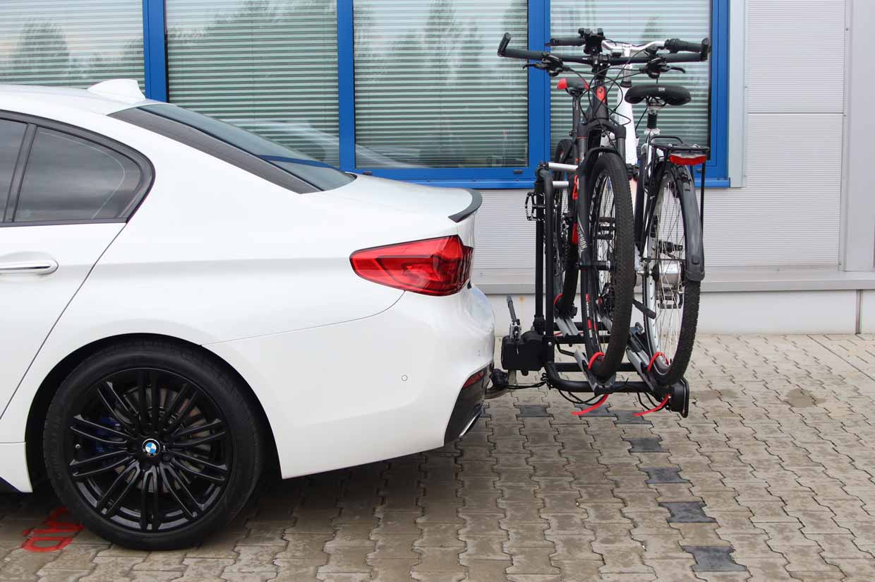 Porte-vélos sur attelage pour 2 vélos électriques TBC-02/2
