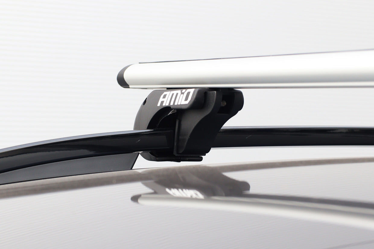 Barres de toit en aluminium couleur argent