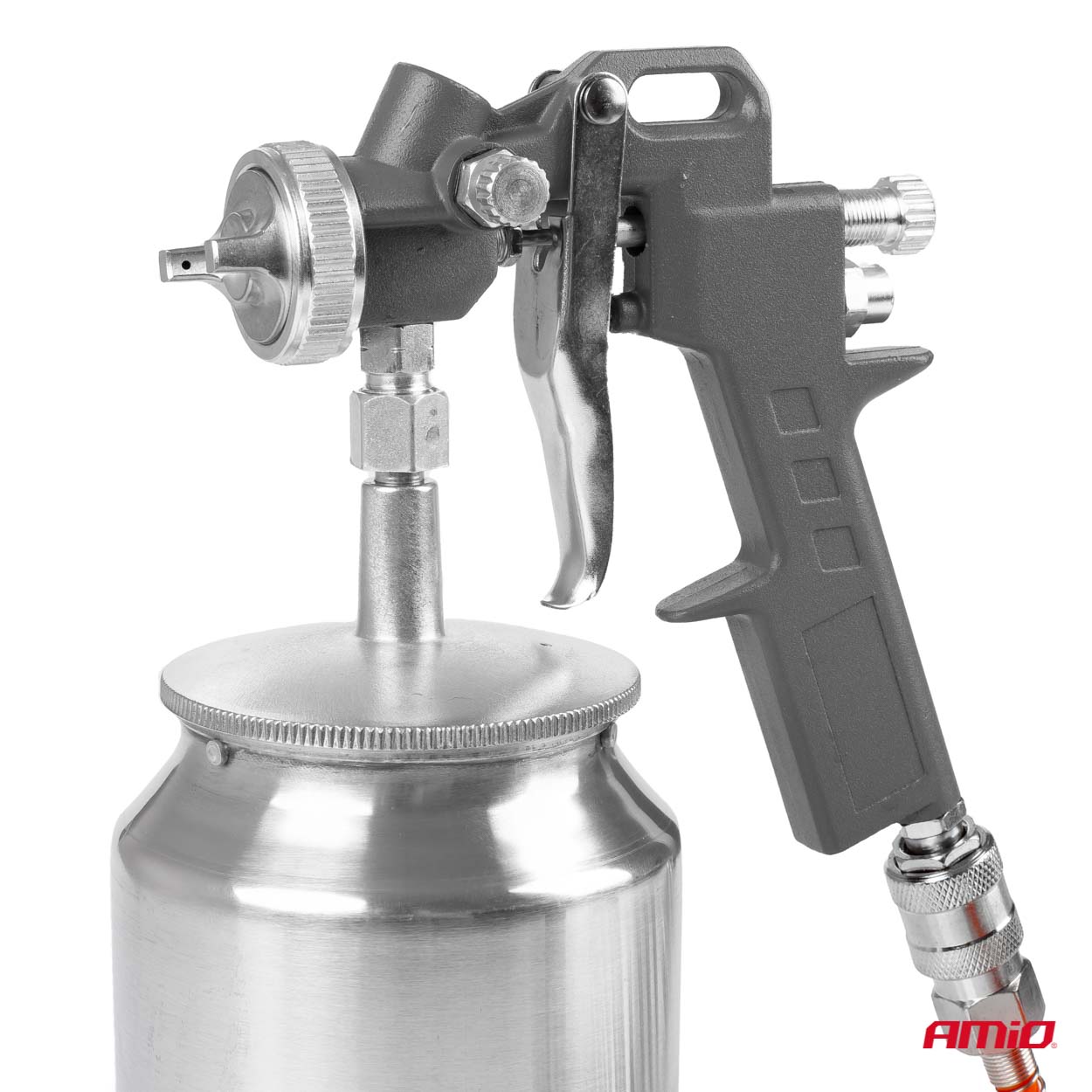 Kit d’outillage pneumatique avec pistolet de pulvérisation et accessoires