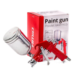 Set de pistolet à peinture HVLP PT-11 vu de côté