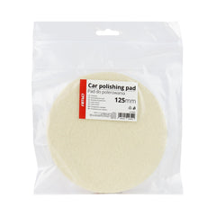 Poleringsfilt med 125 mm diameter og 10 mm tykkelse
