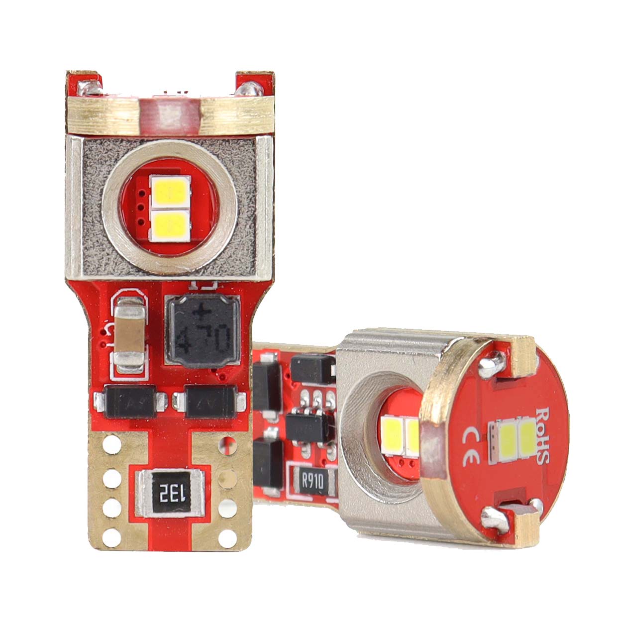 Ampoules LED pour T10 W5W et W10W avec lumière blanche