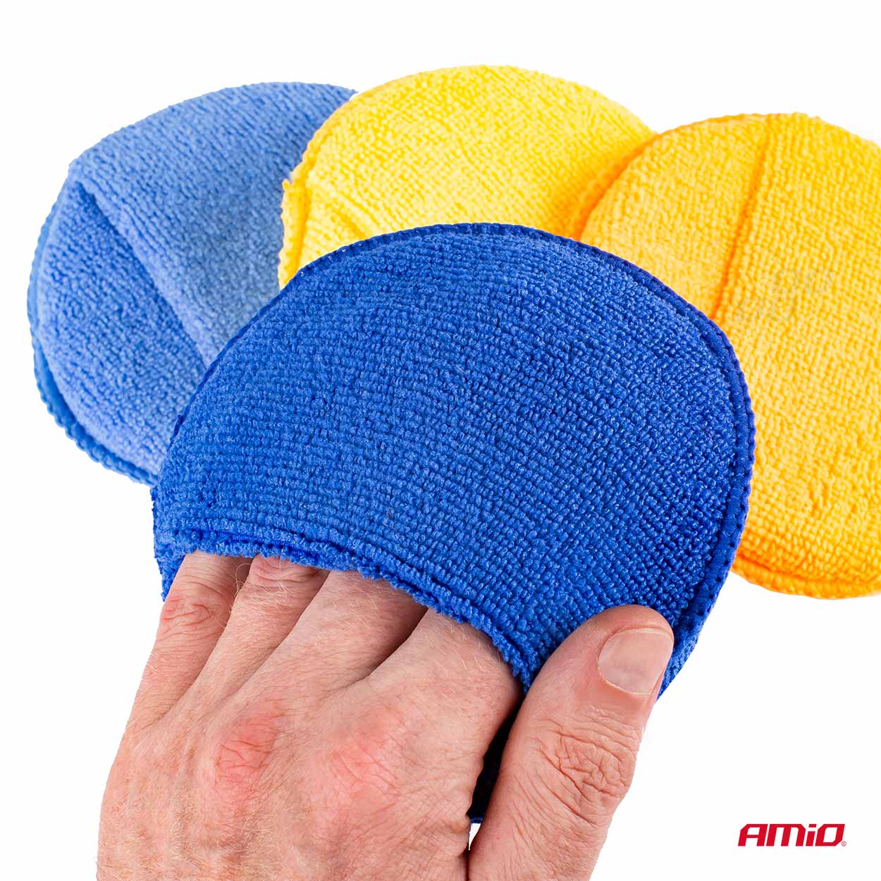 Kit d’applicateurs en microfibre pour l’entretien automobile