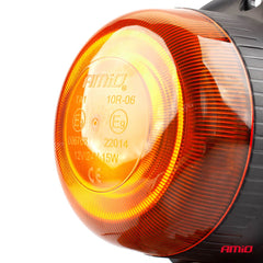 LED-advarselslygte W21ML set fra siden