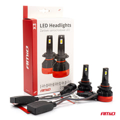 Ampoules LED HB4 9006 avec câble d’alimentation