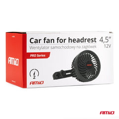 Ventilateur de voiture à deux vitesses pour appuie-tête