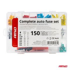 Kit complet de fusibles automobile avec fusibles de 5 A à 30 A