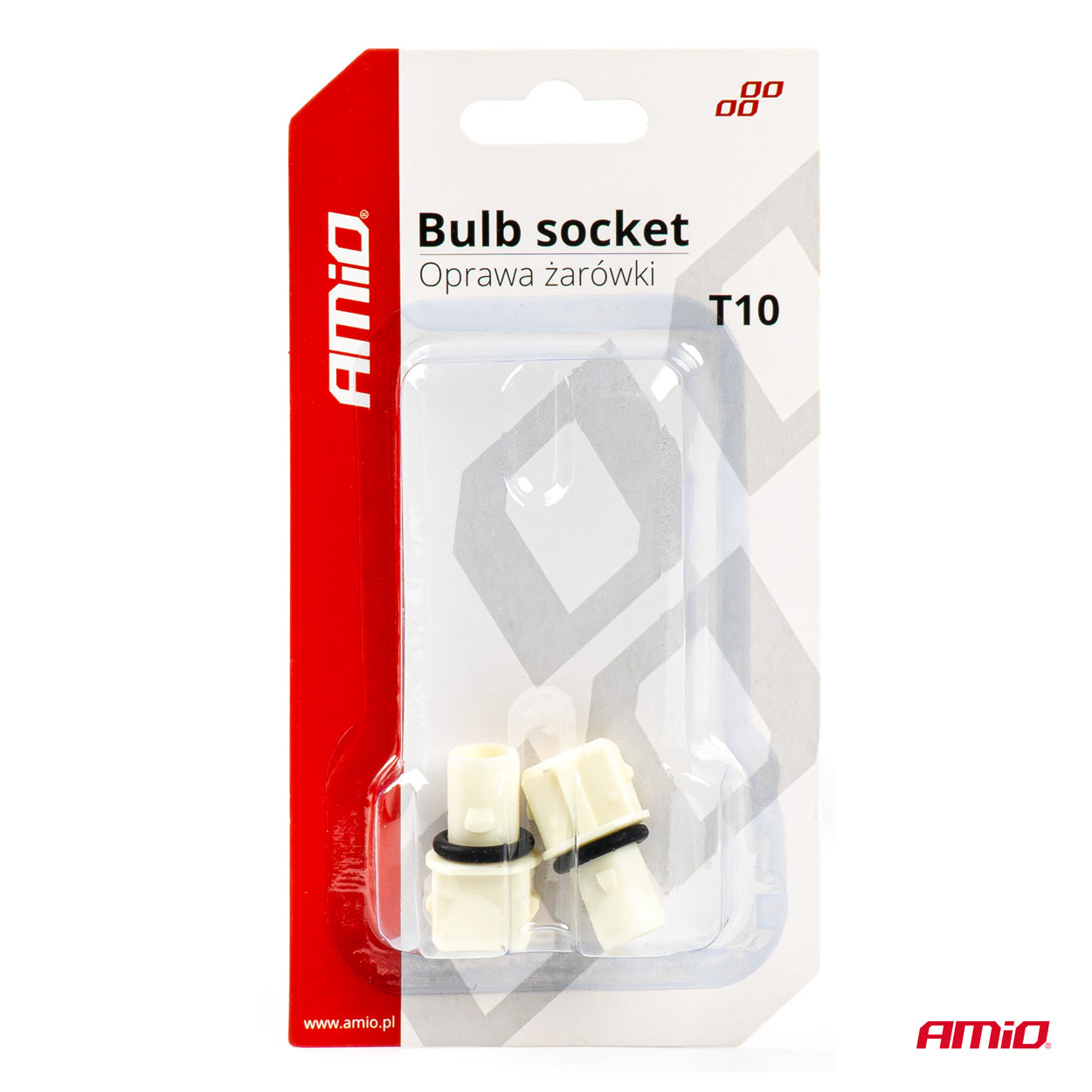 Lot de deux douilles pour ampoules T10 et LED
