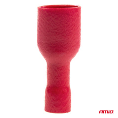 Cosse plate femelle rouge avec isolation en PVC