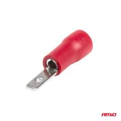 Han-spadestik med rød PVC-isolering