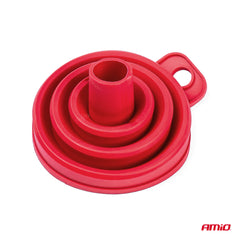 Entonnoir pliable en silicone en position repliée