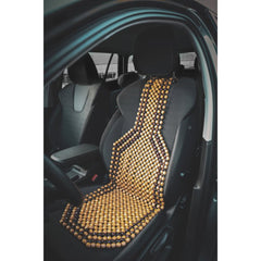 Coussin de siège Carpoint avec billes en bois Classic 126x39 cm 