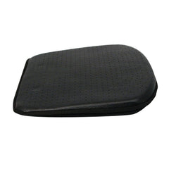 Coussin de luxe Carpoint, aspect cuir, noir 