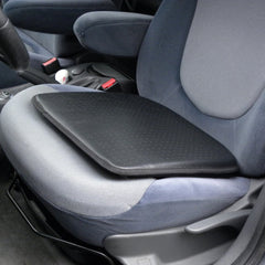 Coussin de luxe Carpoint, aspect cuir, noir 