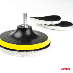 Polerfibre med velcro til polering af billak