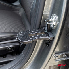 Marchepied en aluminium avec surface antidérapante pour accéder facilement au toit de la voiture