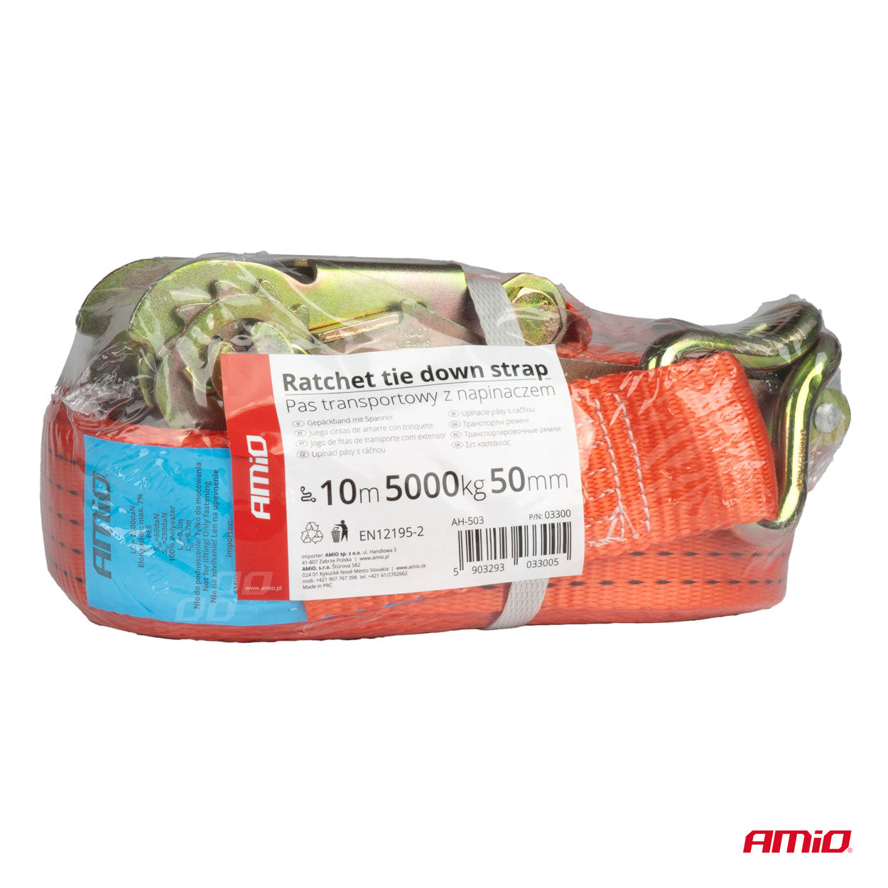 Sangle d’arrimage pour le transport sécurisé et la fixation des marchandises